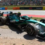 Aston Martin sucumbe en Barcelona
