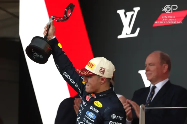Hadjar consigue su primer podio con Red Bull