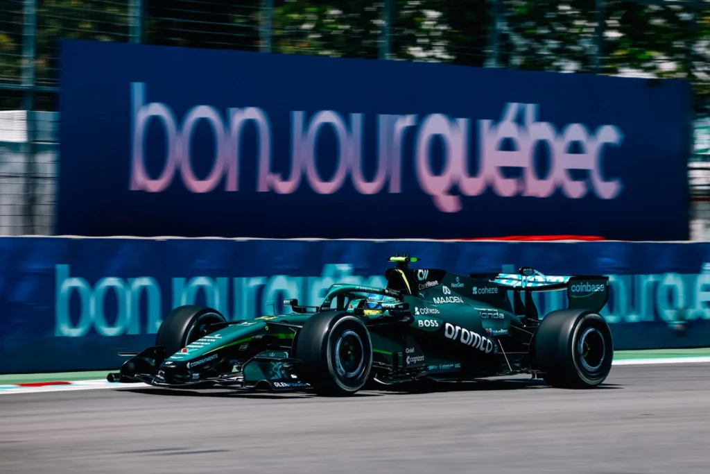 Fernando Alonso durante el GP de Canadá