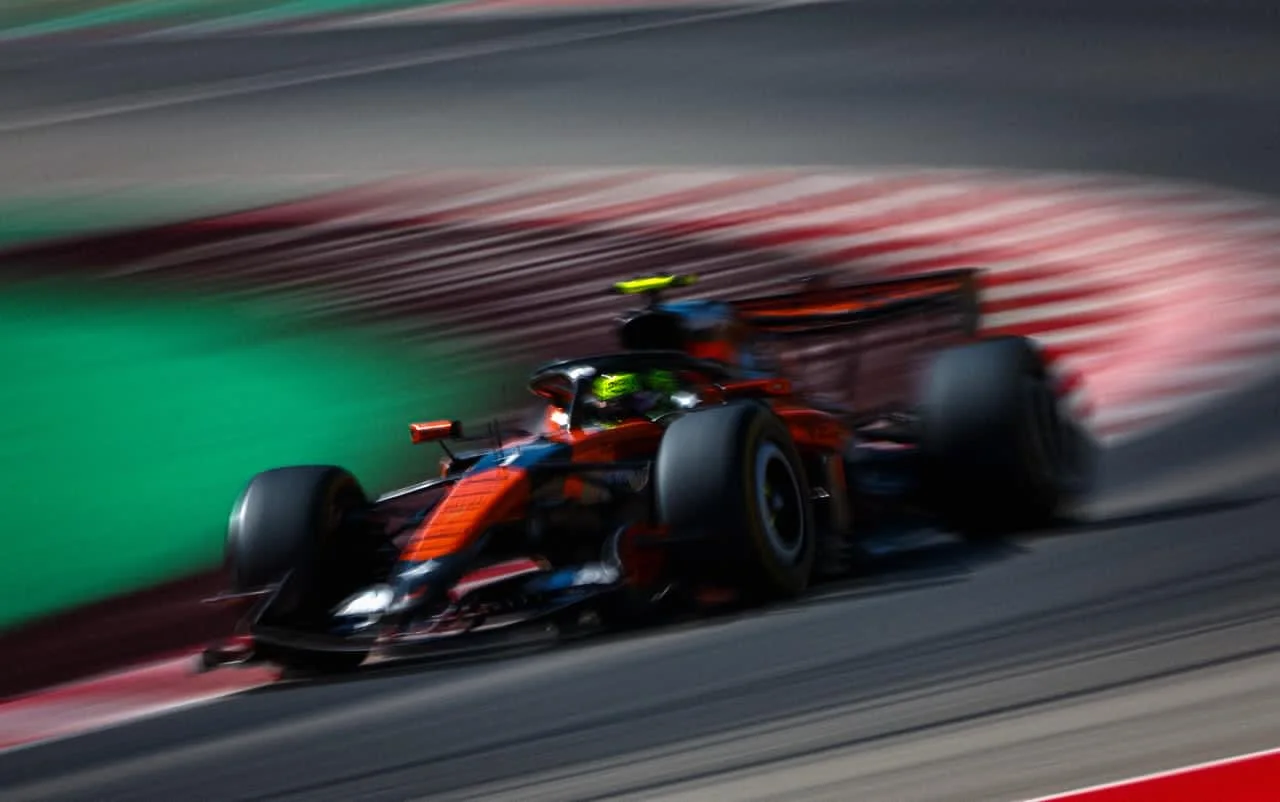 Lando Norris en el GP de Barcelona